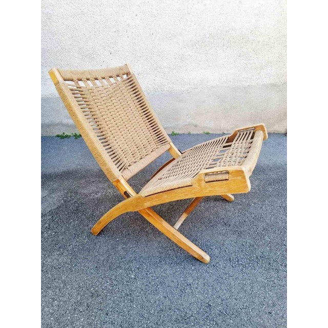 Mid-Century Folding Chair attributed to Ebert Wels, 1960s For Sale - Image 4 of 16