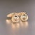 Diamond and 14 Kt Gold Cufflinks Certified $1,790 013379 This is a One of a Kind Unique Custom Made Glamorous Piece of...