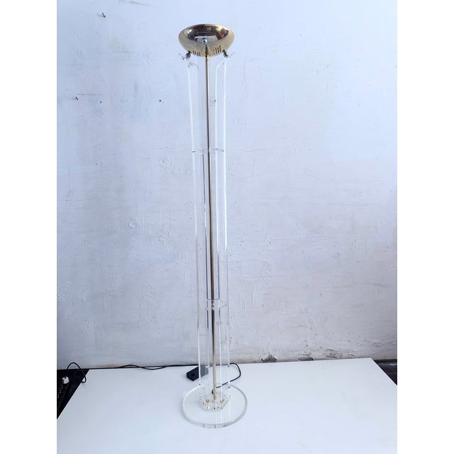 Hollywood Regency Halogen Floor Lamp, 1970s For Sale - Image 17 of 17