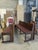 Art Deco Brasserie Bench in Oak and Burl Wood with Burgundy Imitation Leather Seat, 1930s, in Very Good conditions....