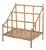 Hollywood Regency Gilt Faux Bamboo Canterbury For Sale