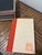 Late 20th Century Massive Vintage Crimson & Red - Orange Hardcover Book Stack - Set of 6 - Gold Font Palette - Mid-Century Modern Library Decor For Sale - Image 5 of 14