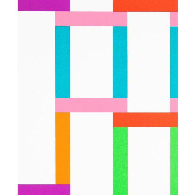 Max BILL (1908-1994) Erker Gallery Original color lithograph Signed in the plate On poster paper 50 x 69 cm (c. 20 x 27...