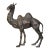 French Turn of the Century Cast Bronze Camel Statuette with Dark Patina, 1900s For Sale