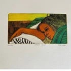 Mid 20th Century Mid 20th Century Ruth Leaf Signed Etching Collection: Aware, Lisa, & Nita - Set of 3 For Sale - Image 5 of 8
