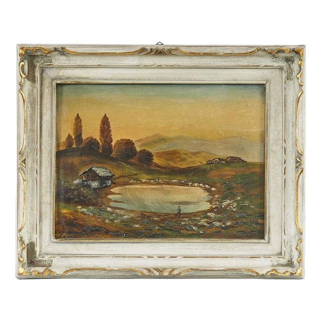 Martuzzi, Untitled, 1950s, Oil on Canvas, Framed For Sale