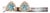 1.6Ct Sky Blue Topaz Stud Earrings With Diamond Halo: Solid 14k Gold, Trillion, Pair For Sale