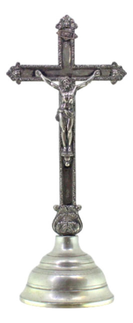 Silver Crucifix with Reliefs