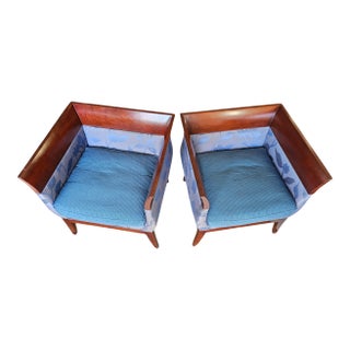 1980s Pair of HBF Chalice Chairs by Orlando Diaz - Azcuy For Sale