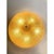 Venetian Amber Graniglia Budino Murano Glass Flush Mount by Simoeng for Simoeng For Sale - Image 9 of 10