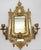 Antique French Renaissance Revival Cast Brass Girandole Sconce Mirrors - A Pair For Sale - Image 4 of 16