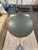 Jimeco ltda Vintage Jimeco Colombian Green Goatskin/Parchment Round Pedestal Dining Table For Sale - Image 4 of 8