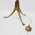 Vintage Brass and Wood Reading Floor Lamp For Sale - Image 10 of 16
