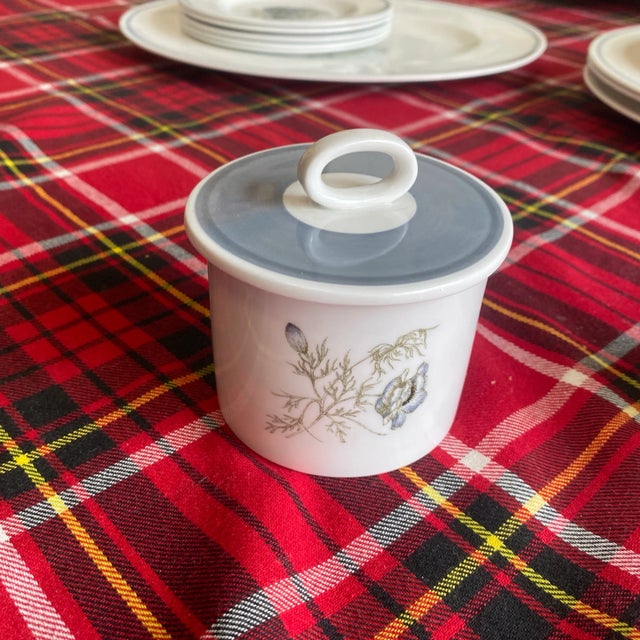 1970s Asian Style Hand-Painted Dish Set - 17 Pieces For Sale - Image 9 of 10