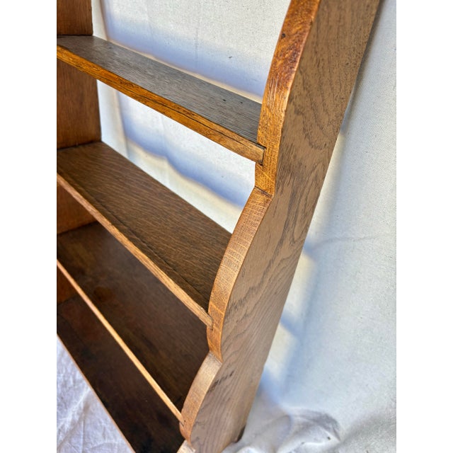 Early 20th Century Oak Wall Shelf For Sale - Image 9 of 12