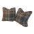 Plaid Wool Sanderson Fabric Pillows For Sale