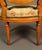 French Louis XVI Style Bergere Rooster Chair With Aubusson Tapestry Circa 1870 For Sale - Image 10 of 11