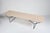 Beige Attributed to Harry Bertoia for Knoll Birch & Black Iron Bench / Coffee Table C. 1970 For Sale - Image 8 of 18