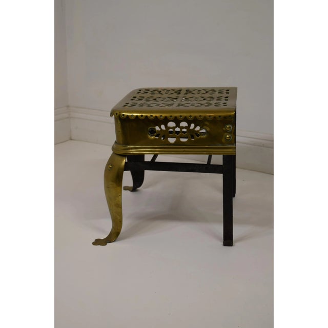 Mid 19th Century Mid-19th Century Victorian Brass & Iron Footman For Sale - Image 5 of 9