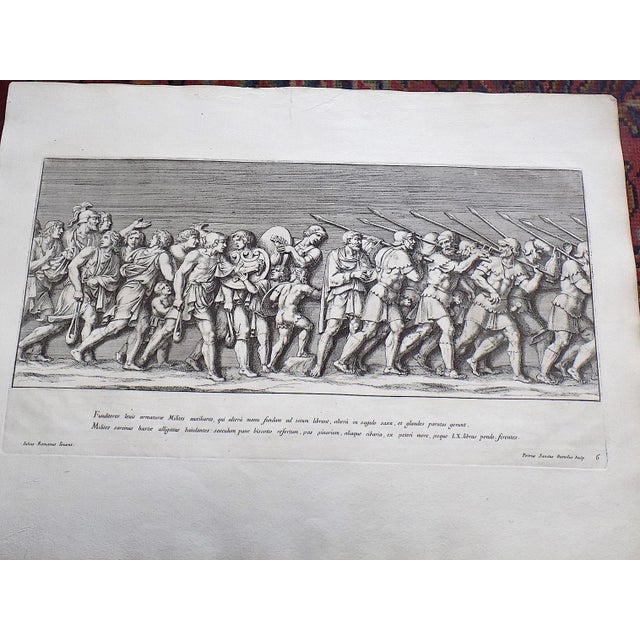 Black Antique 17th C. Large Folio Size Roman Triumphal Bas Relief Copperplate Engravings - Set of 9 For Sale - Image 8 of 14