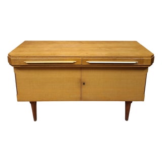 Vintage Art Deco Sideboard in Maple, 1950 For Sale