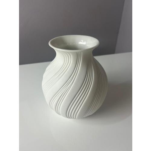 Bisque Porcelain 0216 Vase by Manfred Frey for Kaiser For Sale - Image 4 of 11