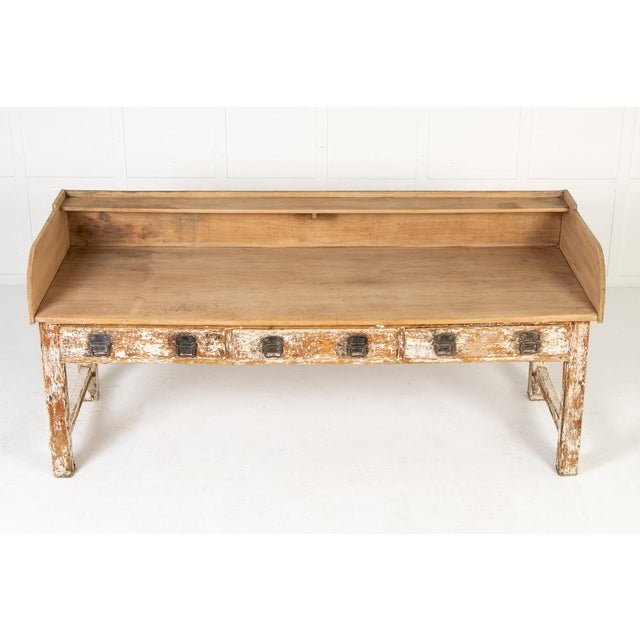 Large 19th Century French Pine Baker's Table For Sale - Image 14 of 14