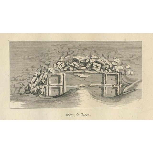 Dominique Baron Vivant Denon, Alexandria Port Panorama, 1802, Engraving on Paper For Sale - Image 4 of 9