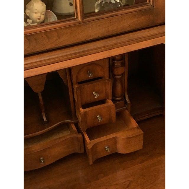 1980s Vintage Monitor Furniture Company Secretary Desk Chairish