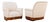 Vintage Italian Art Deco Club Chairs in Walnut Burl and Edelman Leather For Sale