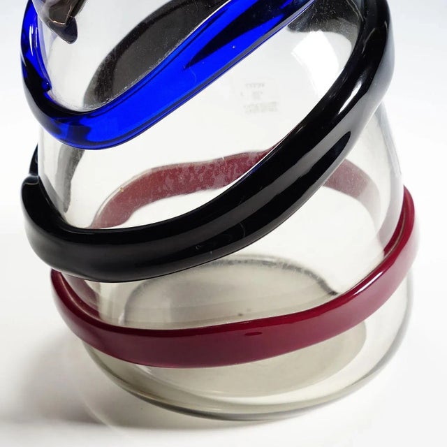 Vintage Sasso Murano Glass Vase by Luciano Gaspari for Salviati & Co, 1960s For Sale - Image 6 of 10