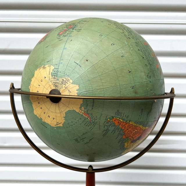A treasure trove of 20th Century political history is represented on this Replogle 1950s globe. The exact date of...