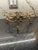 Vintage Amber Hand Blown Glass Vase With Stand For Sale In Palm Springs - Image 6 of 8