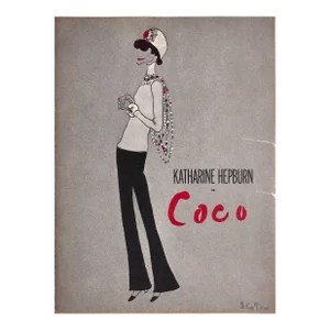 "Katherine Hepburn as Coco- Theatre Programme" 1969 (Signed)