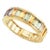 1.8 Ctw Multi Sapphire Half Eternity Band 18k Yellow Gold Size 7 ( All Sizes Available ) For Sale