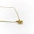 1950s French 18k Gold Mid-Century Flower Pendant Necklace With Diamonds For Sale - Image 10 of 10