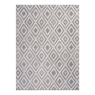 Pasargad Home Modern Silver Area Rug- 9' 9" X 13' 9" For Sale