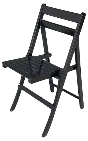 Italian Modern Wood Folding Chair Morettina attributed to Ettore Moretti for Zanotta, 1970s