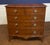 Brown Yew Wood Bow Front Chest by Leighton Hall - Showroom Sample For Sale - Image 8 of 12