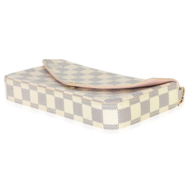 Damier Azur Canvas Felicie Pochette For Sale In New York - Image 6 of 9