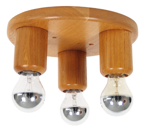 Vintage Japandi Style Ceiling Light, 1970s