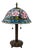 1980s Dale Tiffany Inc Stained Leaded Glass Lamp For Sale