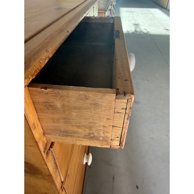 Antique Pine Two Over Three Drawers - Chest of Drawers From England For Sale - Image 17 of 18
