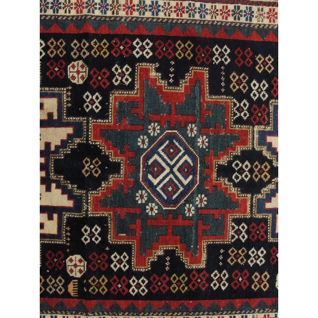 Antique Caucasian Shirvan Runner, 3'7" × 8'6" For Sale - Image 9 of 10
