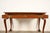 1960s Baker Furniture Chippendale Carved Mahogany Writing Desk, Newly Refinished For Sale - Image 5 of 16