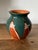 Mid 20th Century Bulgarian Redware Drip Glaze Pottery Vase For Sale - Image 4 of 10