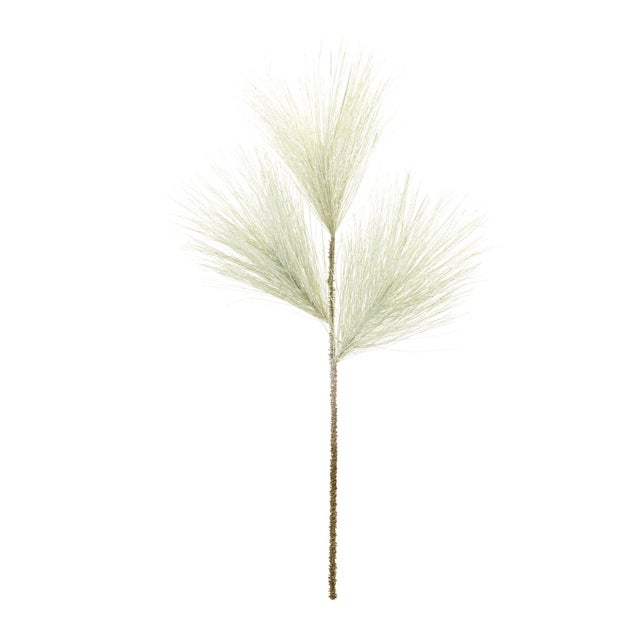 Bring the beauty of winter into your home with this set of Long Needle Pine Sprays. Featuring elegant green and white...
