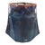 Blue Mid-Century Modern Glazed Pottery Unusual Form Blue Vase For Sale - Image 8 of 8
