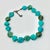 Metal 1980s Southwestern Navajo Boho Chic Faux Turquoise Nugget Beaded Necklace, 19”. For Sale - Image 7 of 9