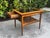 Wood Vintage American of Martinsville Mid-Century Walnut End Table With Cane Shelf, MCM For Sale - Image 7 of 12